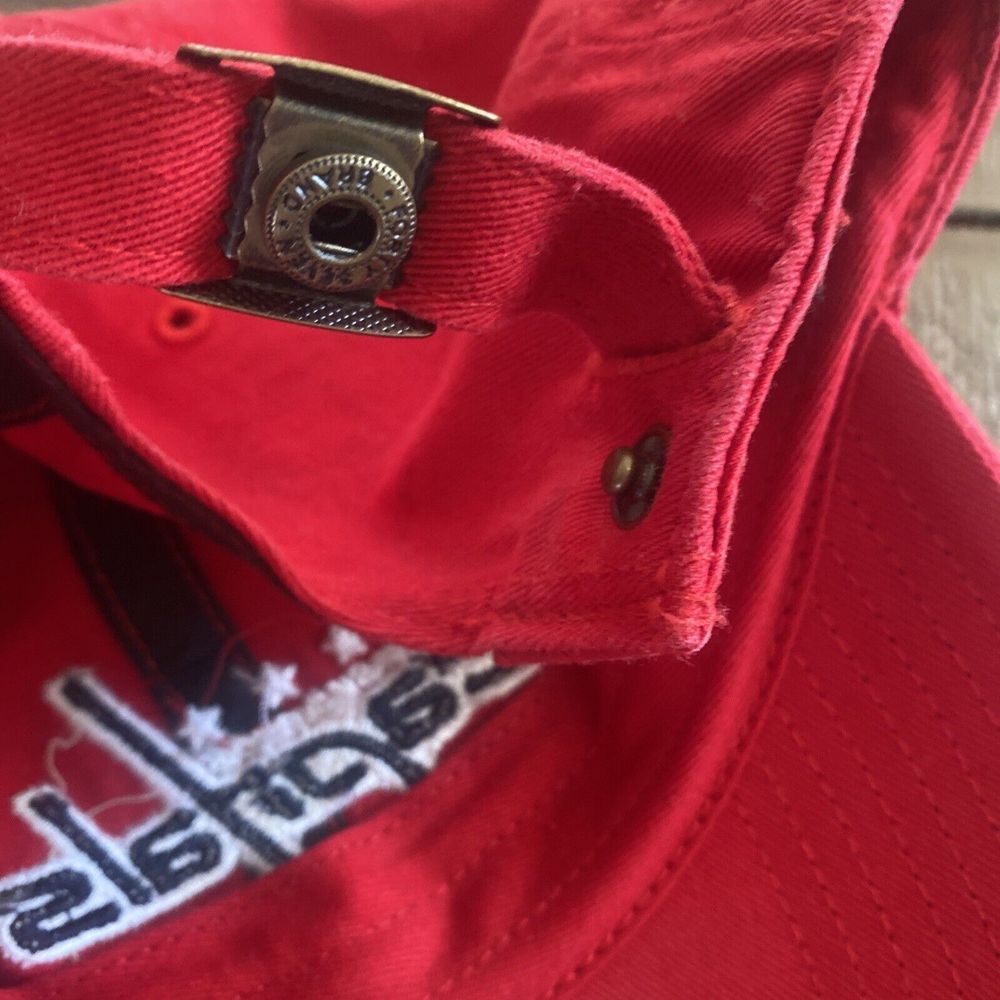 Washington Capitols Adjustable Hat Red Embroidered‎ '47 Brand Very Good - Picture 8 of 8